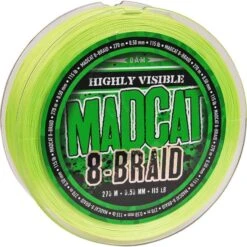 TRESSE SILURE MADCAT 8-BRAID - VERT