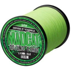 TRESSE SILURE MADCAT DISTANCE BRAID VERT